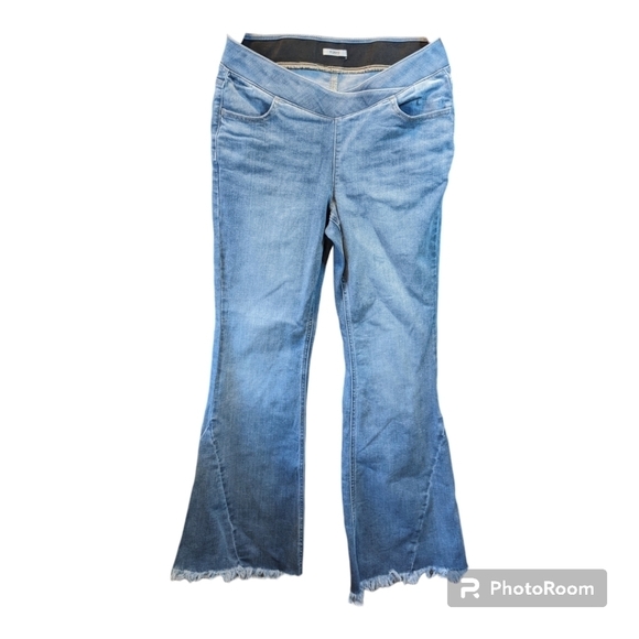 Mjeans Denim - MJeans True Frayed Bell Bottoms Size Medium